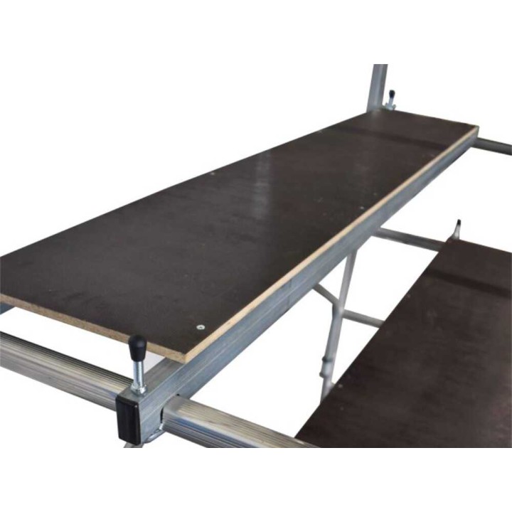 Gierre Flecto Pro Fast&Lock -teline sisäkäyttöön, alumiini, 1,95 m