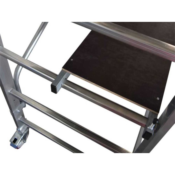 Gierre Flecto Pro Fast&Lock -teline sisäkäyttöön, alumiini, 1,95 m