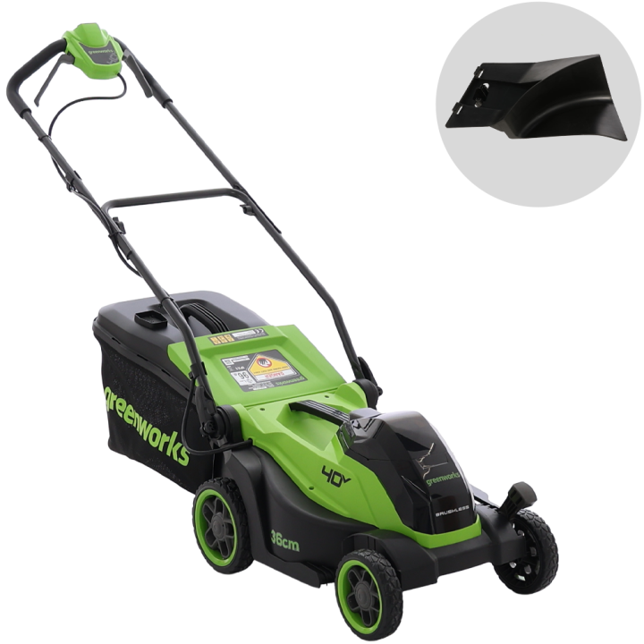 Greenworks LM3604 akkuruohonleikkuri 40 V 36 cm ilman akkua ja laturia