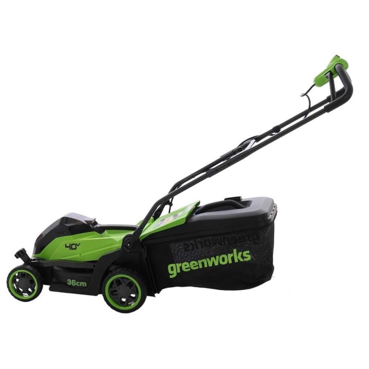 Greenworks LM3604 akkuruohonleikkuri, 40 V, 36 cm, ilman akkua ja laturia