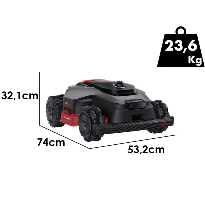 MOVA LiDAX Ultra 1000 AWD robottiruohonleikkuri, 1 000 m², neliveto, 40 cm