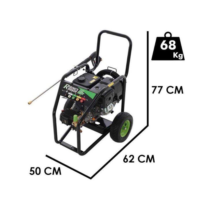 Ribimex RX22T bensiinikäyttöinen painepesuri, 250 bar, 1 020 l/h, Loncin 420 cm³, 13 HP
