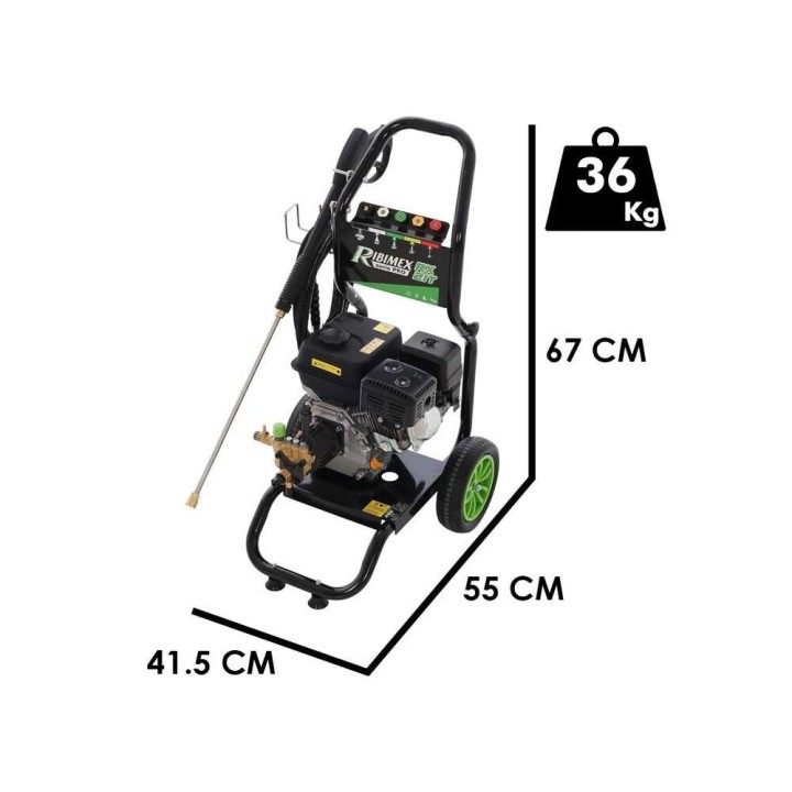 Ribimex RX21T bensiinipainepesuri, 200 bar, 678 l/h, Loncin 196 cm³