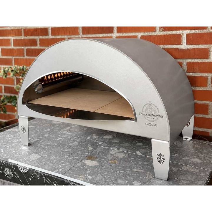 Pizza Party Emozione Perla kaasupizzauuni, 11 kW, 550 °C, 40 × 70 cm