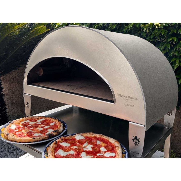 Pizza Party Emozione Perla kaasupizzauuni, 11 kW, 550 °C, 40 × 70 cm
