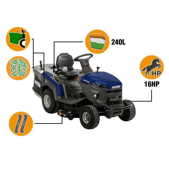 BullMach Pegaso 95-160 RMH ajoleikkuri, 95 cm, 16 HP, hydrostaattinen vaihteisto
