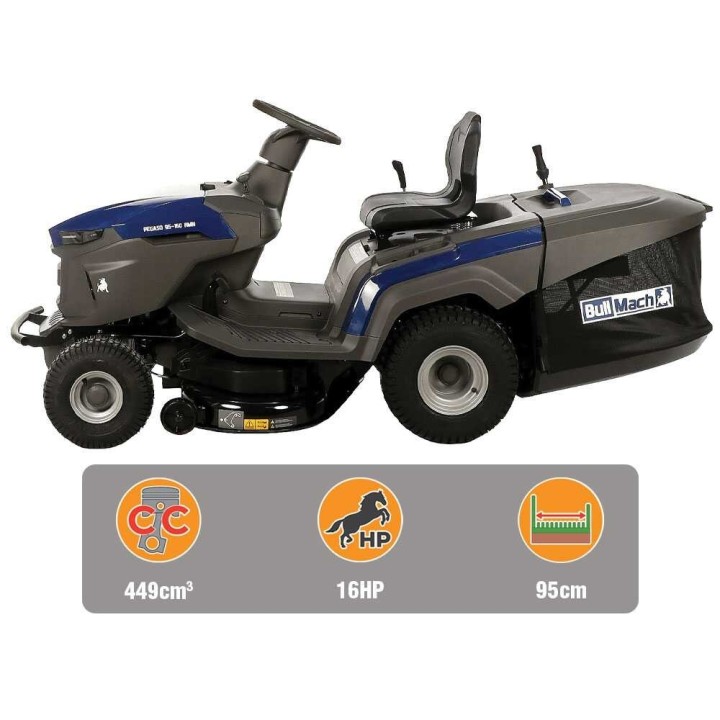 BullMach Pegaso 95-160 RMH ajoleikkuri, 95 cm, 16 HP, hydrostaattinen vaihteisto