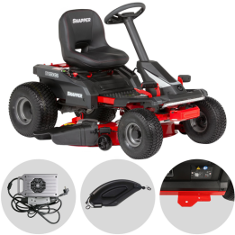 Snapper ERX96 akkukäyttöinen minirider 96 cm 72 V sivullepuhallus ja bioleikkuu