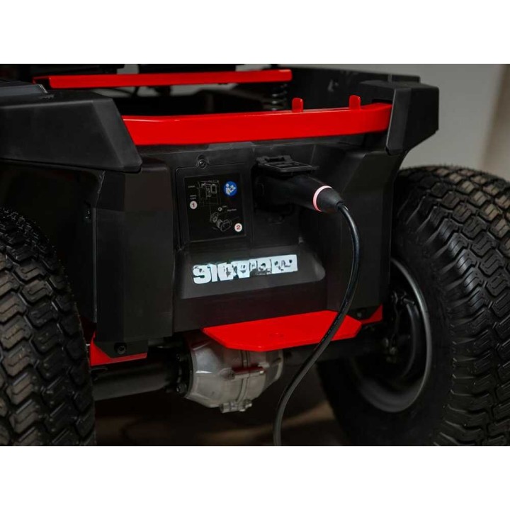 Snapper ERX96 akkukäyttöinen minirider, 96 cm, 72 V, sivullepuhallus ja bioleikkuu