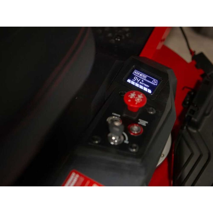 Snapper ERX96 akkukäyttöinen minirider, 96 cm, 72 V, sivullepuhallus ja bioleikkuu