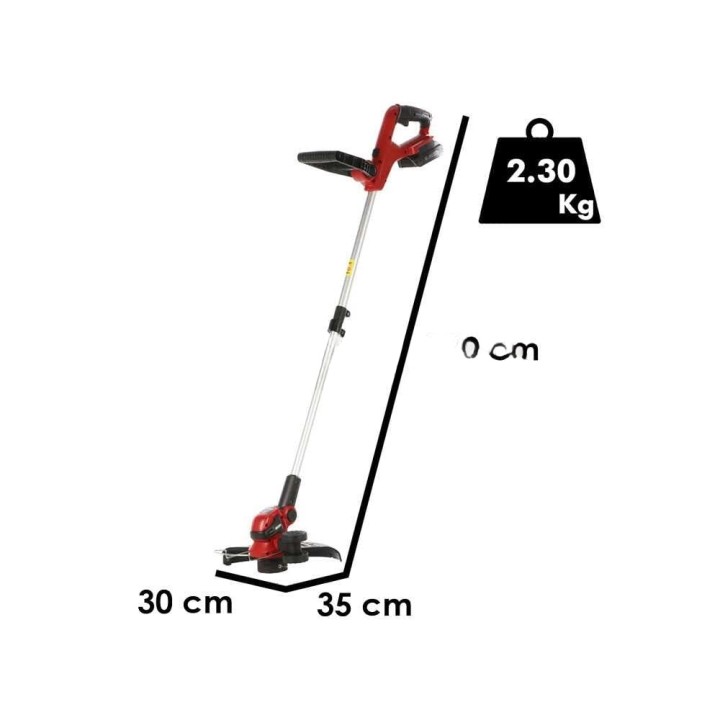 GeoTech X-Line GC-20V akkureunaleikkuri, 20 V, 300 mm, ilman akkua ja laturia
