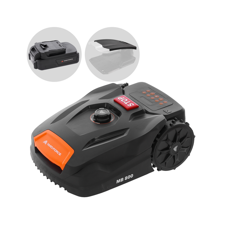 Yard Force MB800 robottiruohonleikkuri 800 m 20 V rajalanka