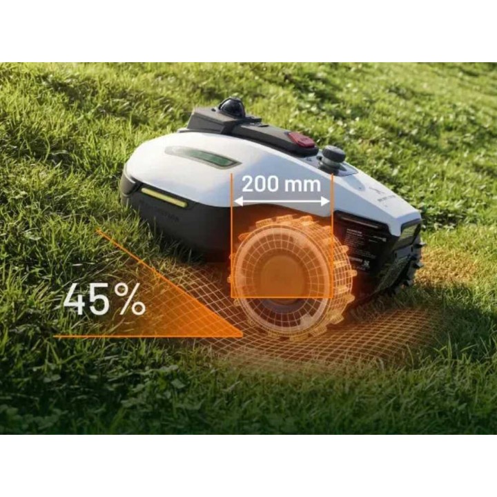 YUKA mini 2 1000 robottiruohonleikkuri ilman rajalankaa, 1 000 m², LiDAR, 21,6 V