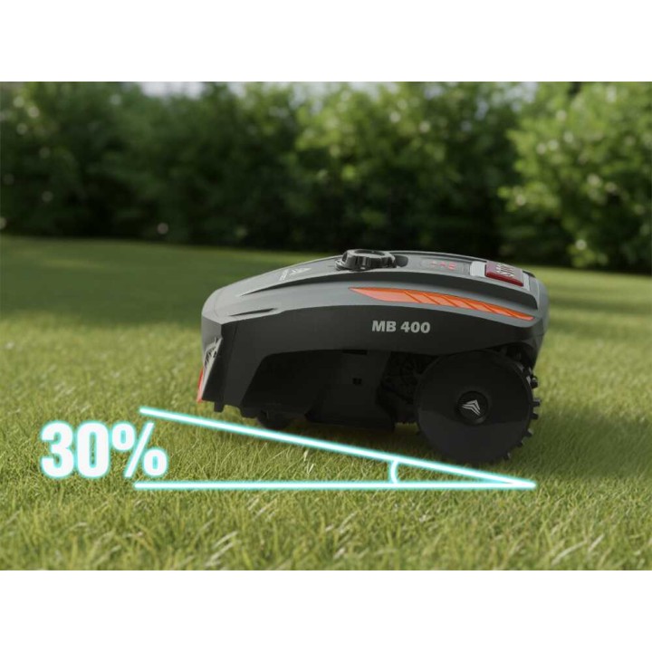 Yard Force MB400 robottiruohonleikkuri, 400 m², 20 V, rajakaapelilla