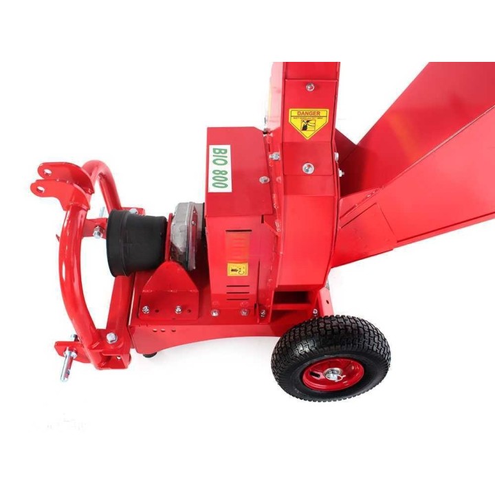 BIO 800 3P traktorikäyttöinen biotriturattori, 80 mm, 135 kg