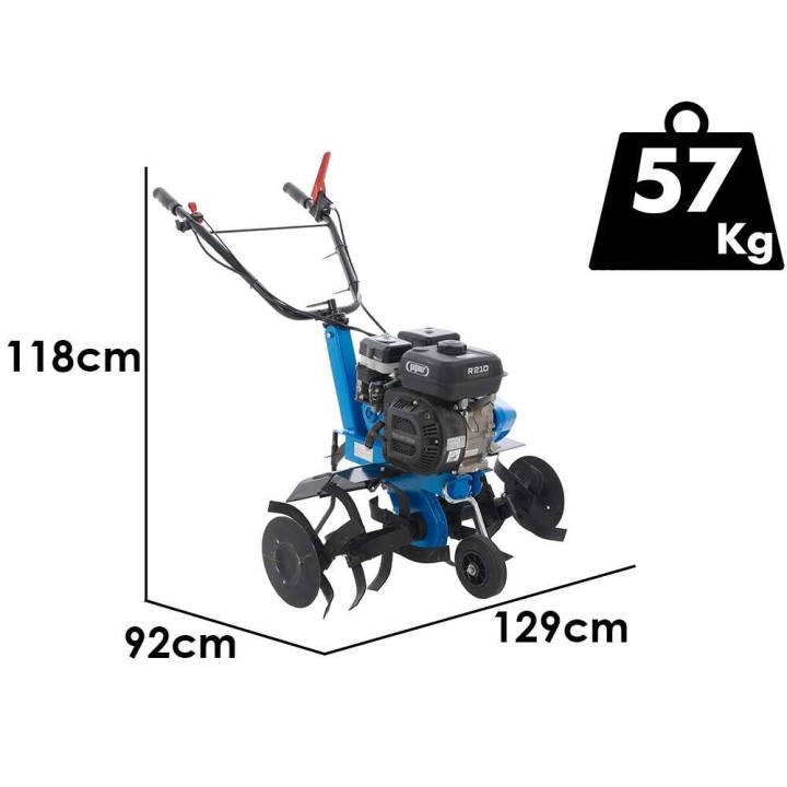 YET 150 -jyrsin, 7 HP, 212 cm³, työleveys 60–90 cm