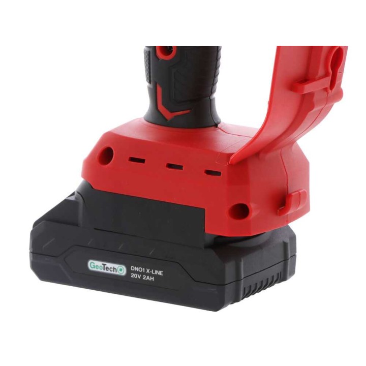 GeoTech X-Line PS-20V akkukäyttöinen oksasaha, 20 V, 2 Ah, 20 cm