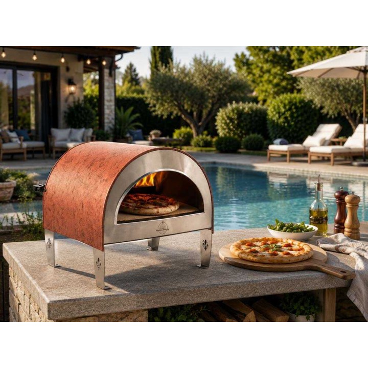 Pizza Party Ardore kaasupizzauuni ulkokäyttöön, 6 kW, 40 × 40 cm, 550 °C