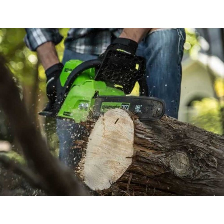 Greenworks GD60CS40 akkumoottorisaha, 60 V, 2 Ah, 41 cm