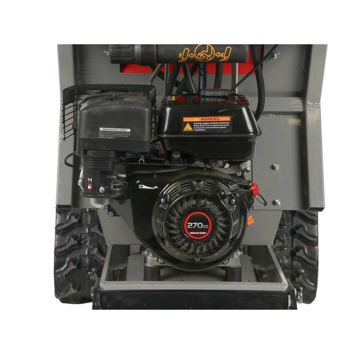 GeoPorter 650 DHS Hydro telaketjukärry, 650 kg, 9 HP, hydraulinen dumper-lava