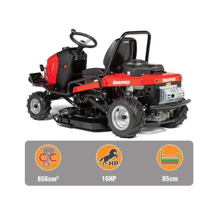 Snapper SRX85 traktorimallinen raivausleikkuri, 85 cm, Briggs & Stratton 656 cm³