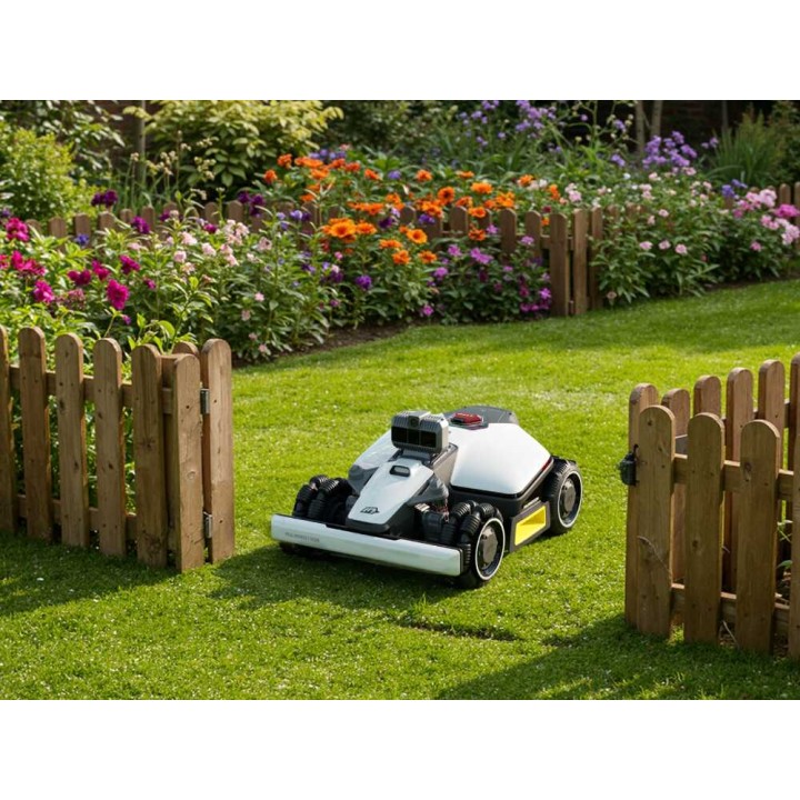 LUBA mini AWD LiDAR 1500 robottiruohonleikkuri, neliveto, ilman rajalankaa