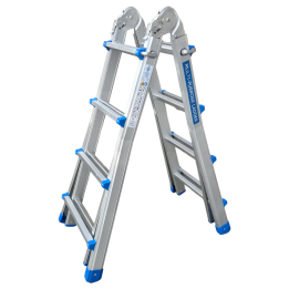 S T P New Blue A20NB4 teleskooppinen alumiinitikas 8 8 askelmaa 150 kg