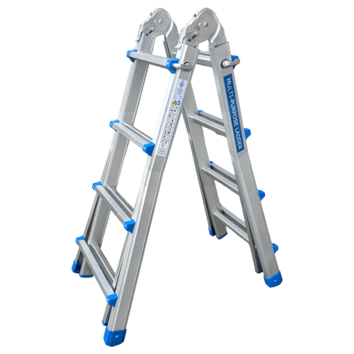 S T P New Blue A20NB4 teleskooppinen alumiinitikas 8 8 askelmaa 150 kg