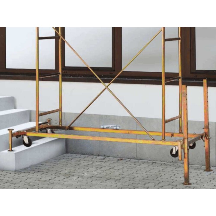 S.T.P. TI A31AVERS siirrettävä teräksinen työskentelyteline, 2,70 m, 150 kg