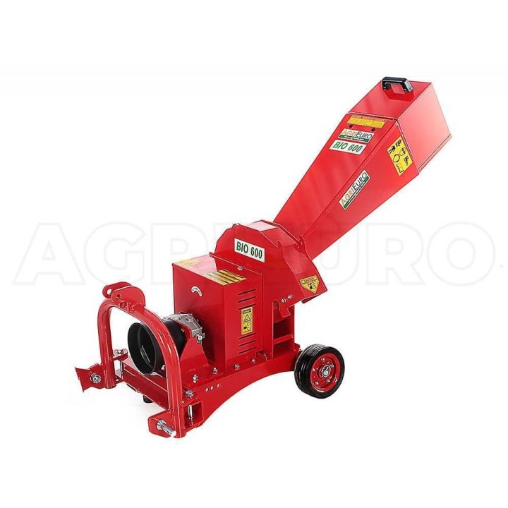BIO 600 3P traktorikäyttöinen biotriturator, 20–40 HP, 60 mm
