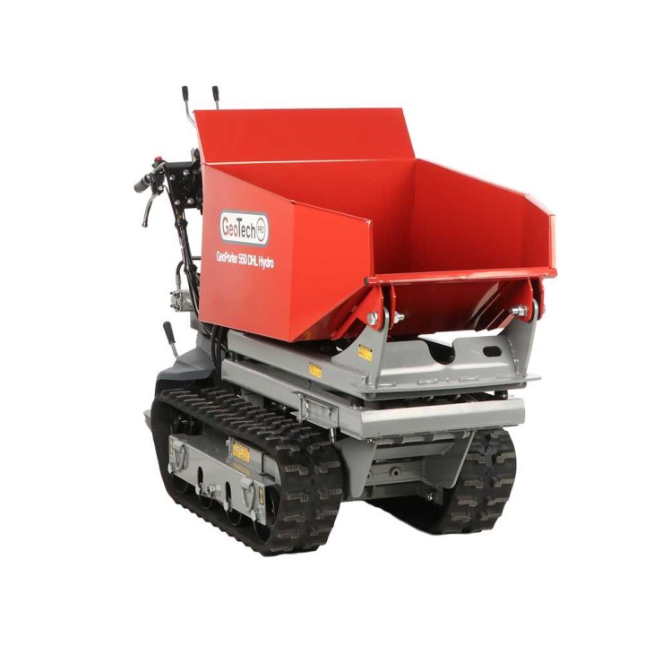 GeoTech Pro GeoPorter 550 DHL Hydro teladumper, 9 HP, 500 kg, hydraulinen lava
