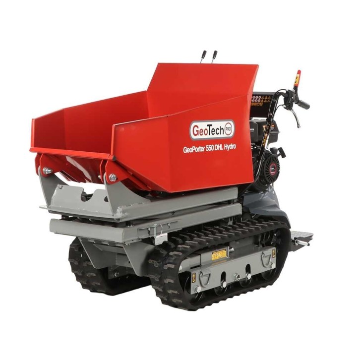 GeoTech Pro GeoPorter 550 DHL Hydro teladumper, 9 HP, 500 kg, hydraulinen lava