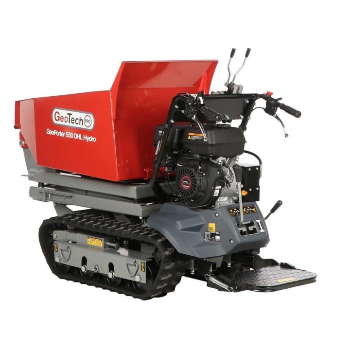 GeoTech Pro GeoPorter 550 DHL Hydro teladumper, 9 HP, 500 kg, hydraulinen lava
