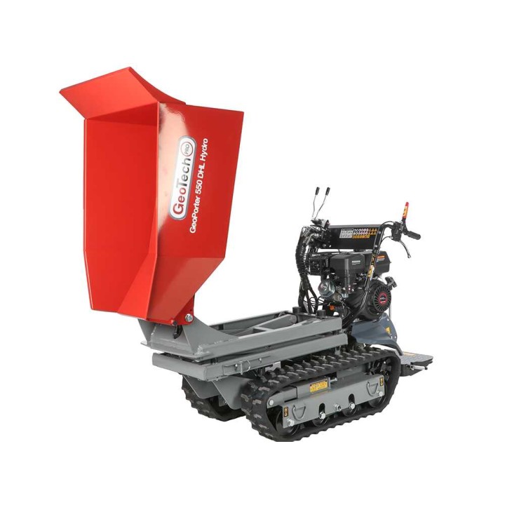 GeoTech Pro GeoPorter 550 DHL Hydro teladumper, 9 HP, 500 kg, hydraulinen lava