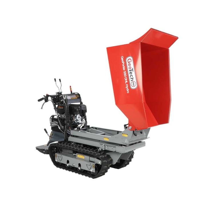 GeoTech Pro GeoPorter 550 DHL Hydro teladumper, 9 HP, 500 kg, hydraulinen lava