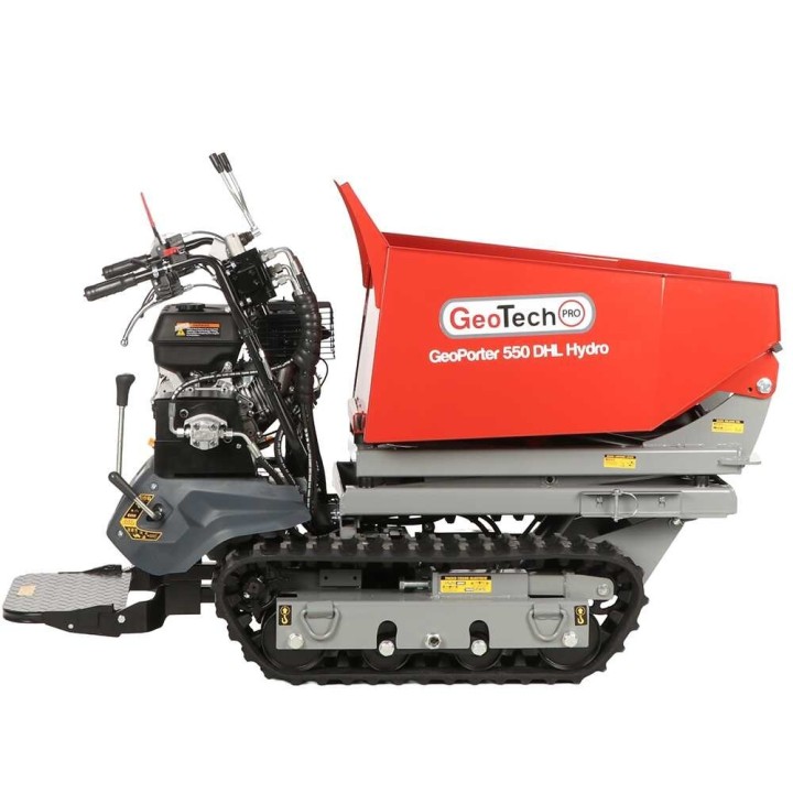 GeoTech Pro GeoPorter 550 DHL Hydro teladumper, 9 HP, 500 kg, hydraulinen lava