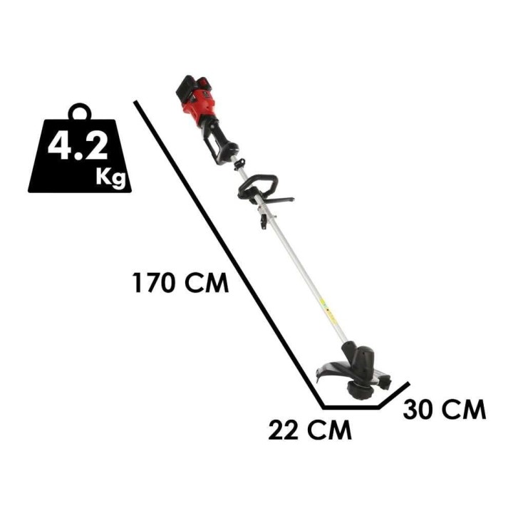 GeoTech X-Line BC-40V akku-raivaussaha, 40 V, ilman akkua ja laturia