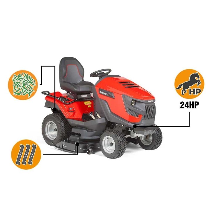 Snapper STX122 ajoleikkuri, Briggs&Stratton 724 cm³, 122 cm, hydrostaattinen vaihteisto