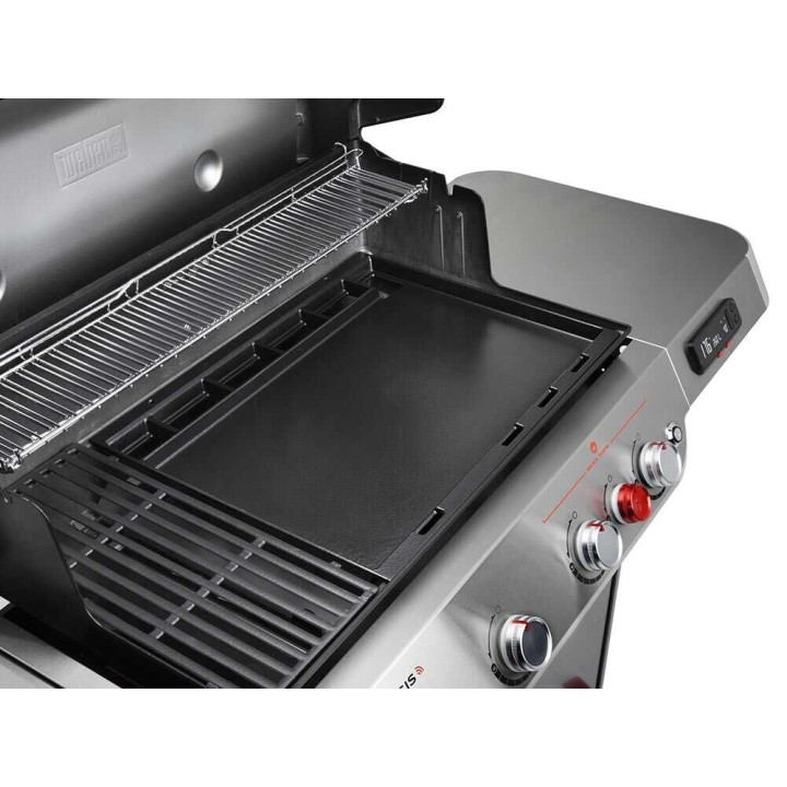 Weber 6792 suuri plancha Genesis 400 -grilleihin, emaloitu valurauta, 62,5 × 48 cm