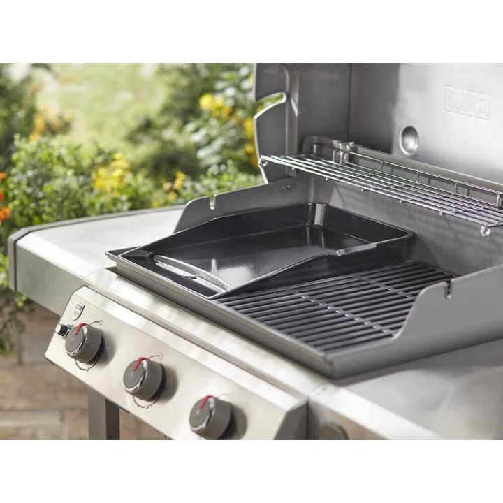 Weber 7665 Deluxe -grillilevy Genesis II 300/400/600 -sarjoille, emaloitu valurauta