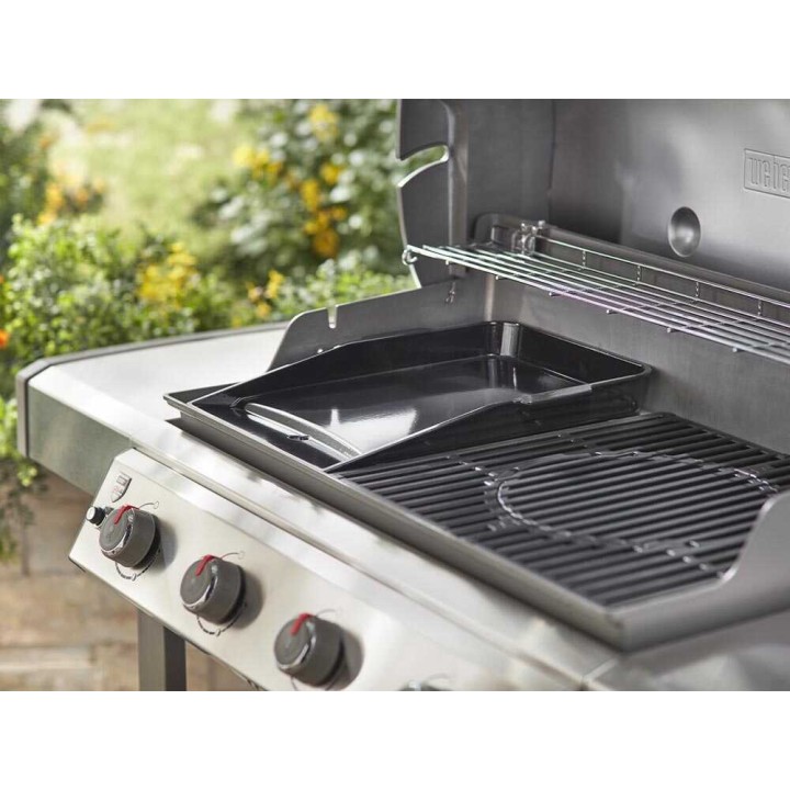 Weber 7665 Deluxe -grillilevy Genesis II 300/400/600 -sarjoille, emaloitu valurauta