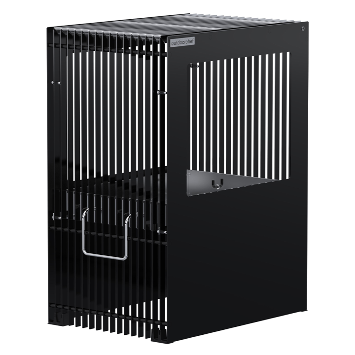 Outdoorchef Firepit puu ja hiiligrilli sekä ulkotulisija ruostumaton teräs 62 44 5 cm