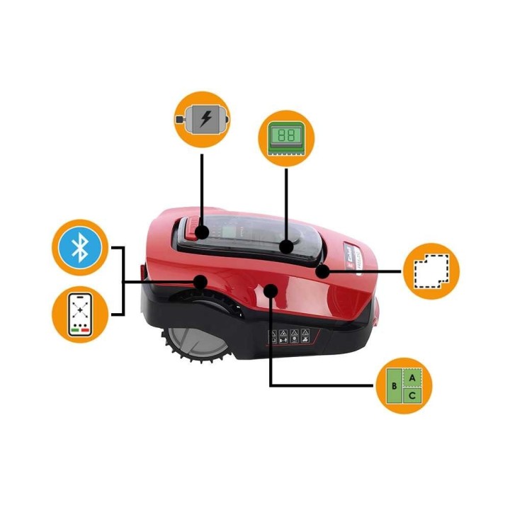 Einhell FREELEXO 800 LCD BT robottiruohonleikkuri, 18 V, 2 Ah, 800 m²