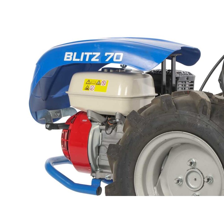 BLITZ 70 bensiinikäyttöinen kultivaattori, Honda GX200, 6,5 HP, 75 cm
