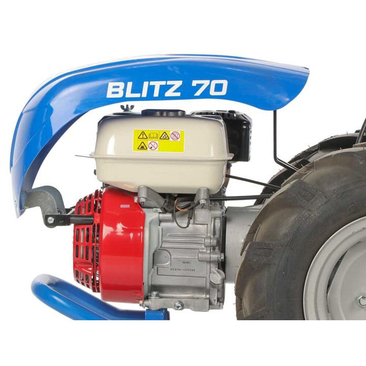 BLITZ 70 bensiinikäyttöinen kultivaattori, Honda GX200, 6,5 HP, 75 cm