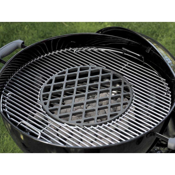 Weber 8834 parilaritilä Gourmet BBQ System -grilleihin, emaloitu valurauta, 30 × 30 cm