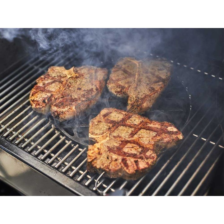 Weber 8834 parilaritilä Gourmet BBQ System -grilleihin, emaloitu valurauta, 30 × 30 cm