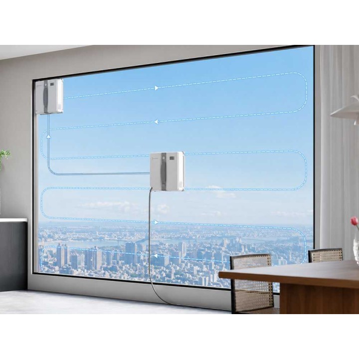 Ecovacs WINBOT MINI harmaa ikkunanpesurobotti, 90 W, 110 min