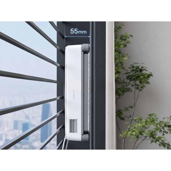 Ecovacs WINBOT MINI harmaa ikkunanpesurobotti, 90 W, 110 min
