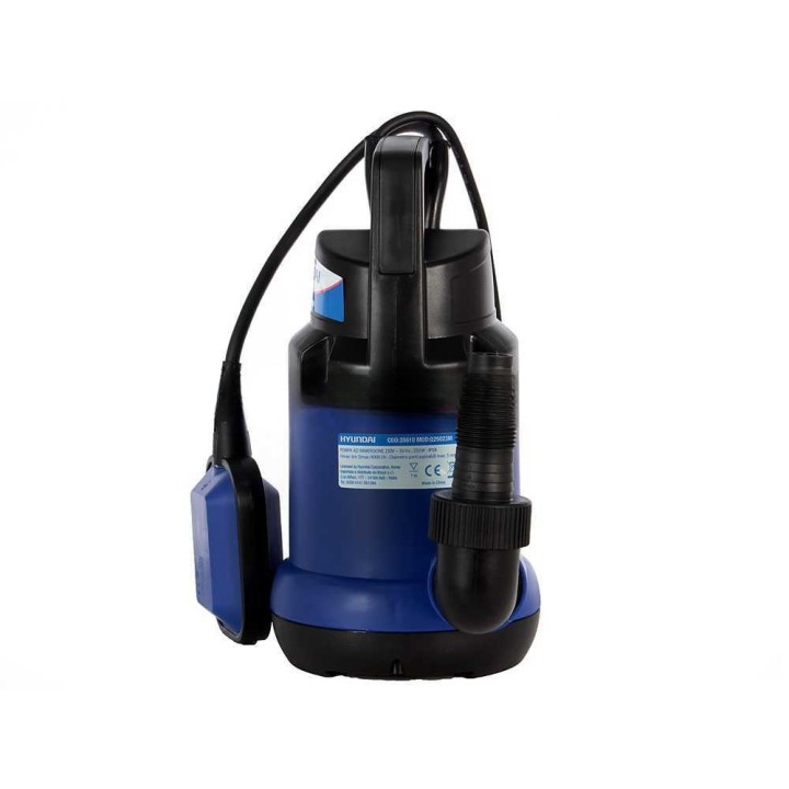 Hyundai Q25023M uppopumppu kirkkaalle vedelle, 250 W, 6 000 l/h, 230 V
